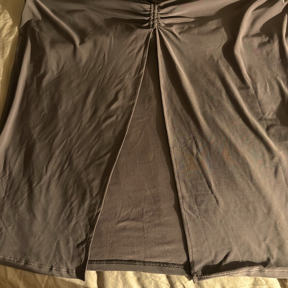 ZARA Ruched HalterMaxi Dress NWT Size Large - Picture 4 of 5